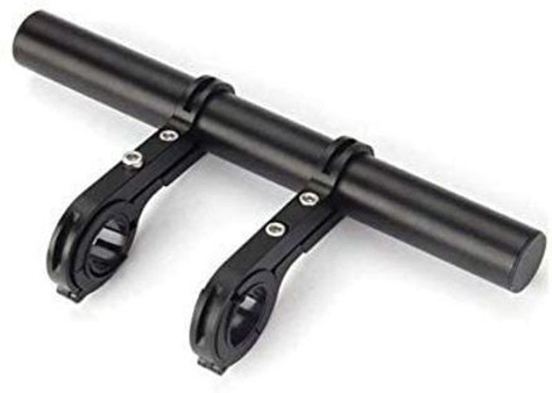 FCC RACING Aluminium Alloy Handlebar Handle Grip Light Bracket Double Clamp 31.8mm Black Clip-on Handle Bar(Black)