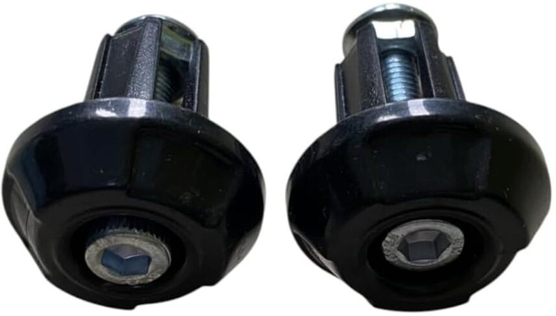 road religion Handlebar End Weights with Bolts for FZS – Heavy-Duty Bar End Sliders (Black) Handle Bar(Black)