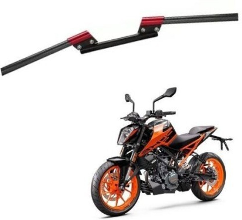 ENEMYT Universal Motorcycle Red Black Handle Bar for KTM Duke 200 Handle Bar(Red)
