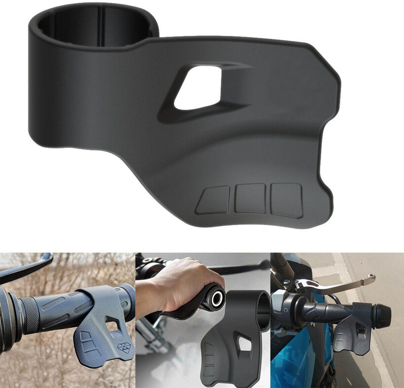 Vagary Universal Palm Rest Throttle Cruise Accelerator Assist Hand Rest Control Handle Bar(Black)