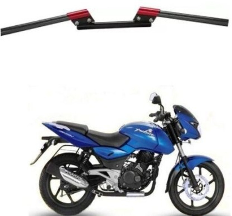 ENEMYT Universal Motorcycle Red Black Handle Bar for Bajaj Pulsar 180 DTS-i Handle Bar(Red)