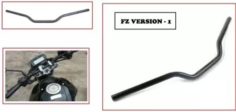 Mvaeshop Mvae-Yamaha FZ-S Bike Handle Chrome finishing Handle Bar(Silver)