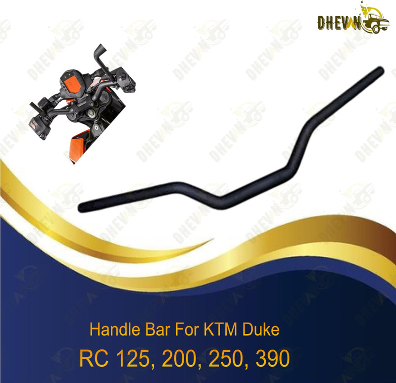 DheVan KT_1G Handlebar Compatible for KTM 200/250/390 Duke & NS200 Handle Bar(Black)