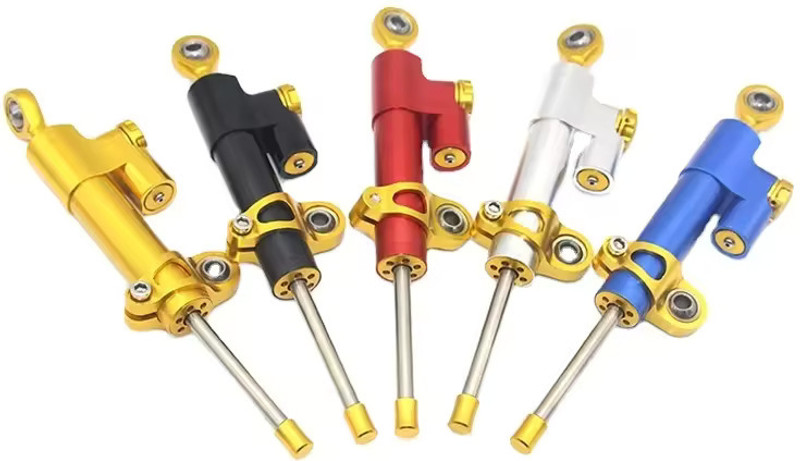 FURIO-98 FURIO98 CNC Steering Damper for Motorcycles Clip-on Handle Bar(Black, Blue, Red, Silver, Gold)