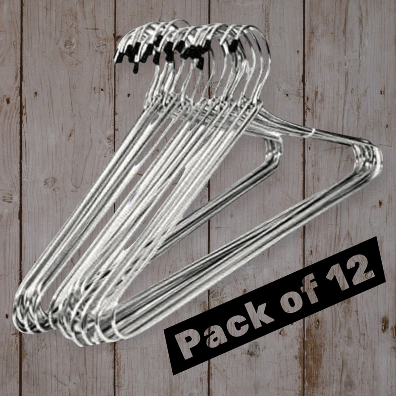 hangly Steel Saree Pack of 12 Hangers For  Saree