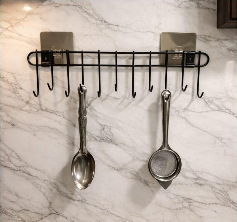 ABHAY Kitchen Rack for Utensils Wall Regular Organizer