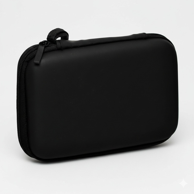 StealODeal Portable Hard Drive Protective Carry Case 2.5 inch Shock Resistant Water Proof Hardisk Case(For Seagate, Toshiba, Samsung, SSD, External Hard Drive, Black)
