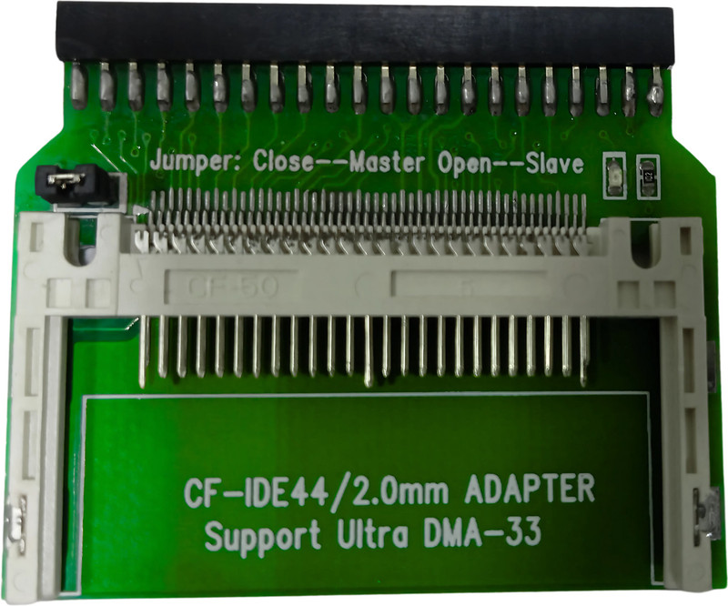 Octec CF to IDE 43/44Pin Laptop HDD Connector Flash CF Card to IDE Female Converter 2.5 inch Compact Flash (CF) to IDE 2.5" 43/44Pin Adapter / Converter Riser Board(For Systems using Compact Flash (CF) Type I/II cards as bootable drives, Green)