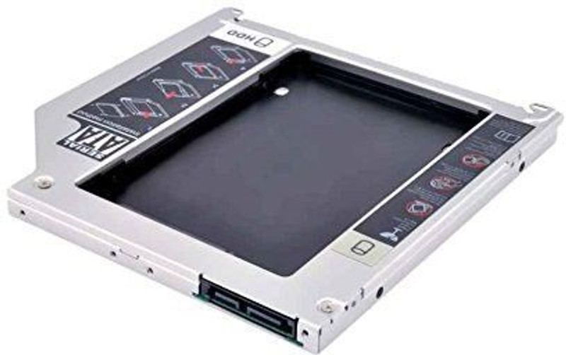 Witamy SATA 2nd Optical Bay 2.5'' Hard Drive for Universal CD/DVD-ROM -Expand Data Storage on HP, Dell, Lenovo, Acer Laptops 2.5 inch Caddy(For HP, Dell, Lenovo, Acer, Asus, Toshiba, Silver)