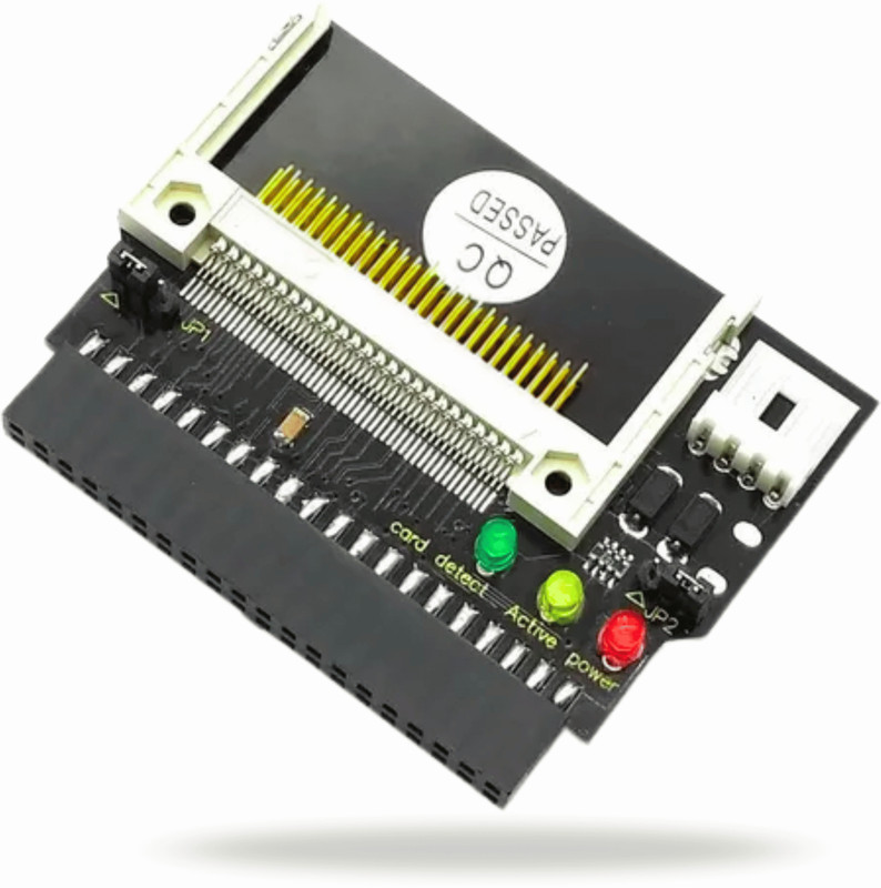 Octec 40-Pin CF Compact Flash to IDE Converter Adapter (Ver 2.0) 3.5 inch CF to IDE Converter Adapter(For Legacy desktop computers with 3.5" IDE (PATA) hard drive interfaces, Black)