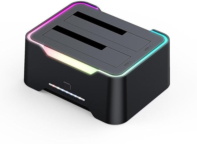 Tobo SATA 2.5 and 3.5 Docking Station with Offline Clone Function USB 3.1 TD-1533HS 3.5 inch SATA 2.5 and 3.5 Docking(For Disk Management, Computer Management, SSD docking, Black)