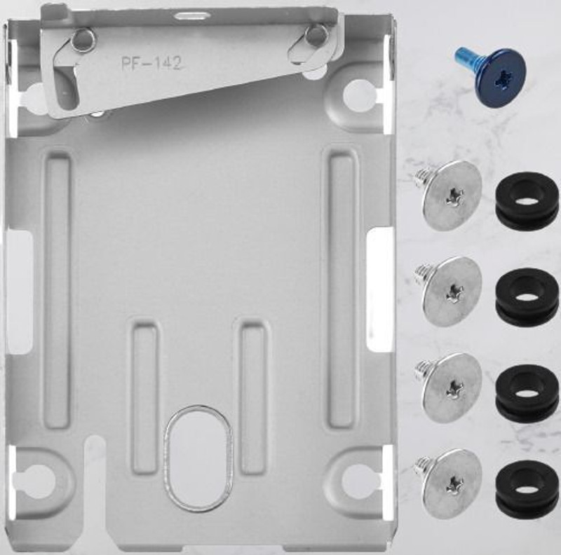 Tech Aura Hard Disk Drive HDD Mounting Adapter Bracket Caddy Hard Drive Holder for PS3 System Cech-400X Series 2.5 inch Hard Disk Case(For PlayStation3 system (CECH-400x series), Silver)