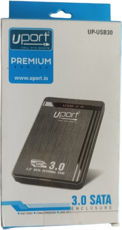 TERABYTE 2IN1 USB 3.0 SSD/HDD CASING 2.5 inch Shock Resistant LAPTOP HARD DRIVE CASING(For SATA HDD, SATA SSD, Black)