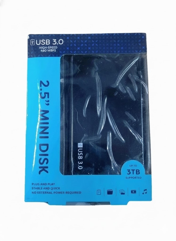 CLUBCLASSY 2.5" SATA USB 3.0 HDD SSD Portable External Hard Disk Enclosure 7 MM and 9.5 MM 2.5 inch Portable HDD Enclosure(For mSATA to USB 3.0 1.8" SSD Portable Casing/Enclosure, Black)