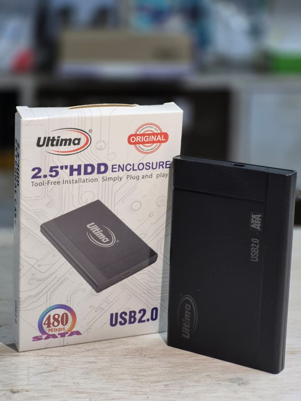Ultima 2.5 HDD ENCLOSURE 2.5 inch Shock Resistant 2.0(For ultima, Black)