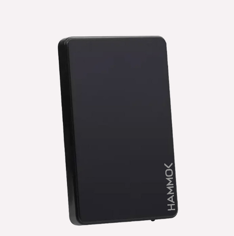Hammok ELIZA 2.5 inch Shock Resistant Water Proof LAPTOP HARD DISK AND SATA SSD CASING(For SATA SSD 2.5, Black)