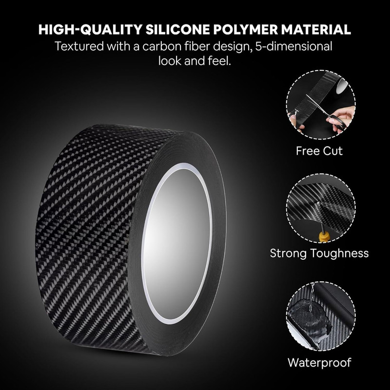 SolinOnline Car Carbon Car Pet Door Protector