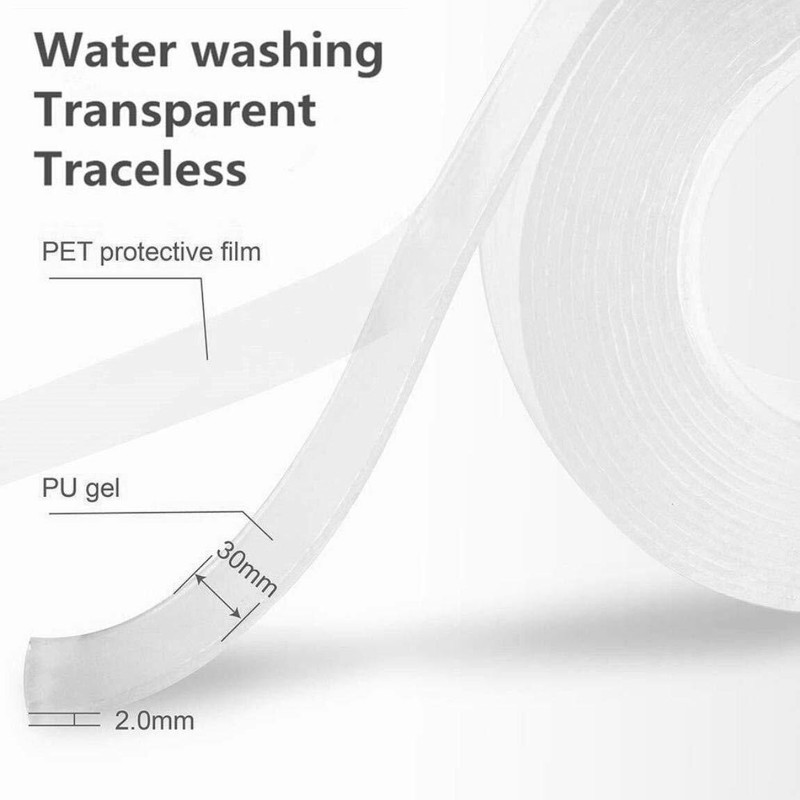 DAITORY 1 M GRIP TAPE Seamless Tape (White) Grip Tape Protection Tape(White)
