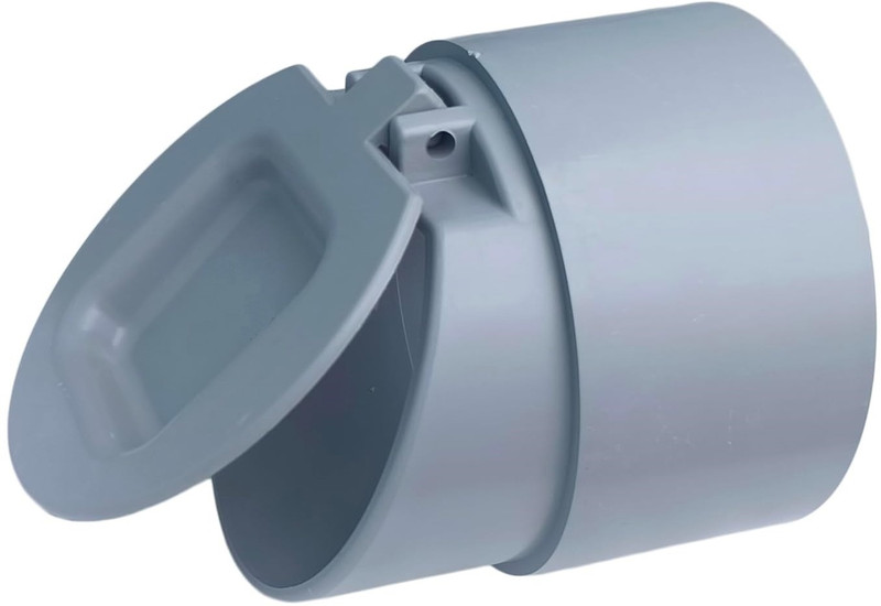 ESEKSAFAR 4” PVC drain pipe valve/PVC Backflow valve for 4.3”/110mm OD. (⌀) pipe fitting Garden Tool Kit(0 Tools)