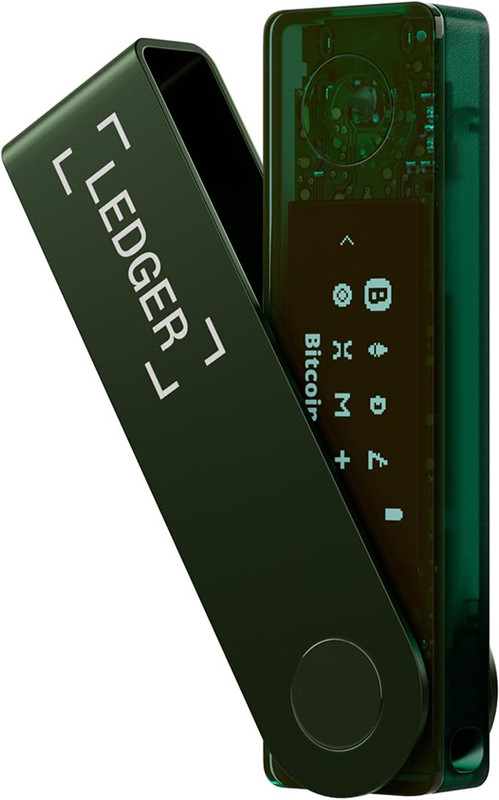Ledger Nano X crypto wallet signer - Securely manage assets with Bluetooth enabled classic(Onyx Black)