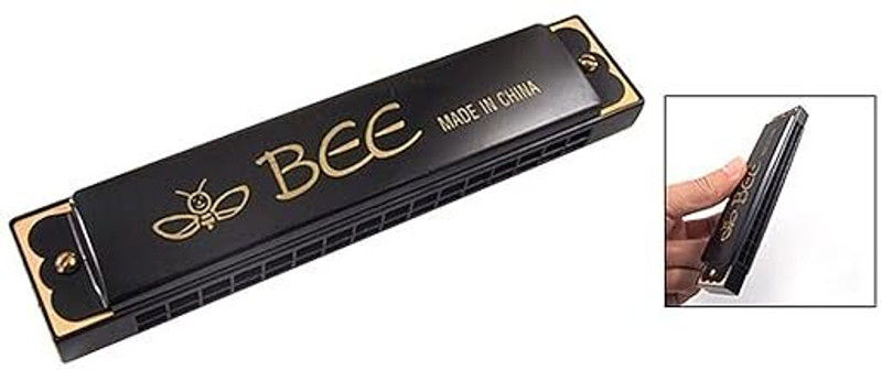 KHALSA MUSICAL 24 Notes Bee Mouth Organ for kids/Harmonica(RED)