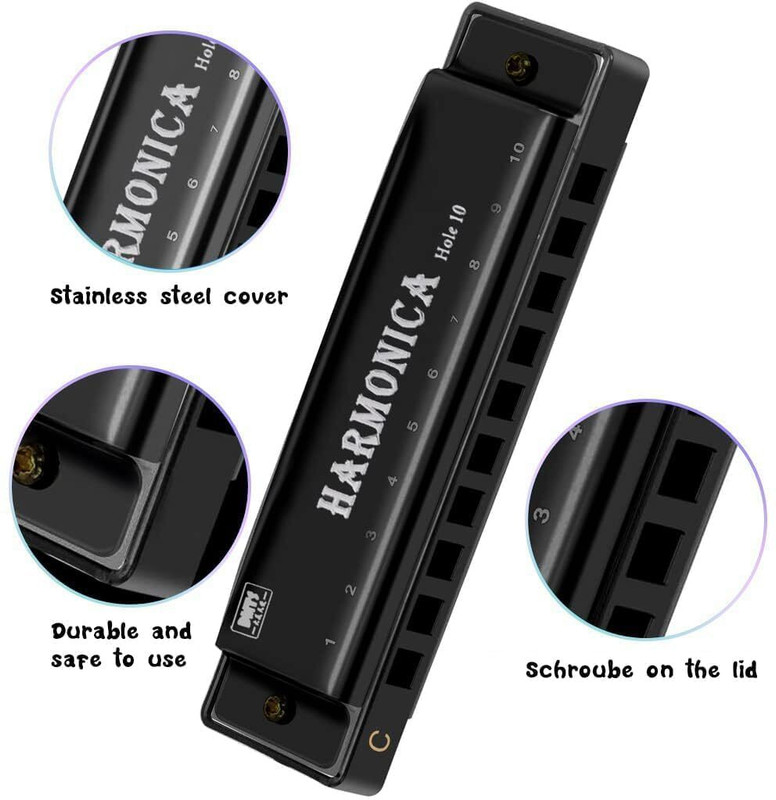 PDK Harmonica For Beginner Harmonica Holder(Plastic)