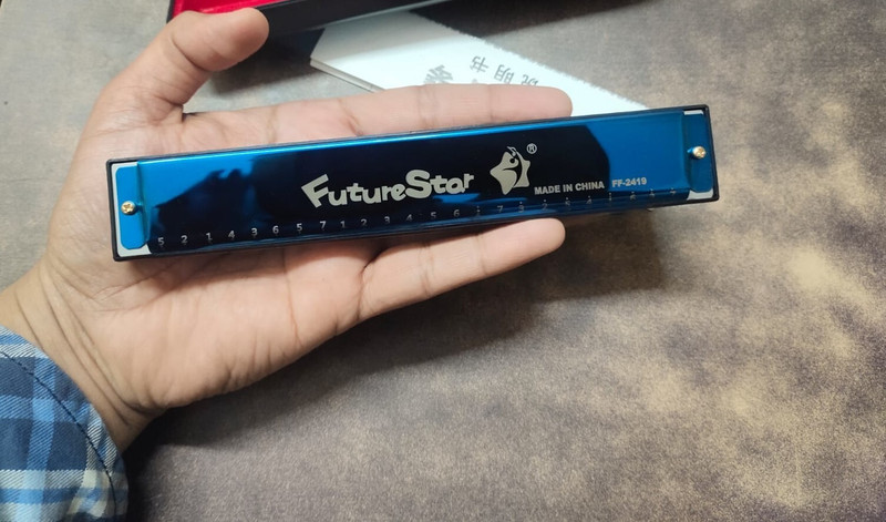 JGG Jain Gift Gallery FUTURE STAR 24 HOLES MOUTH ORGAN(BLUE)