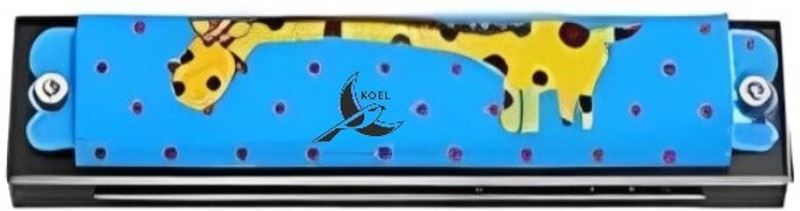 Koel Mouth Organ Harmonica 32 holes for Children kids(Yellow)