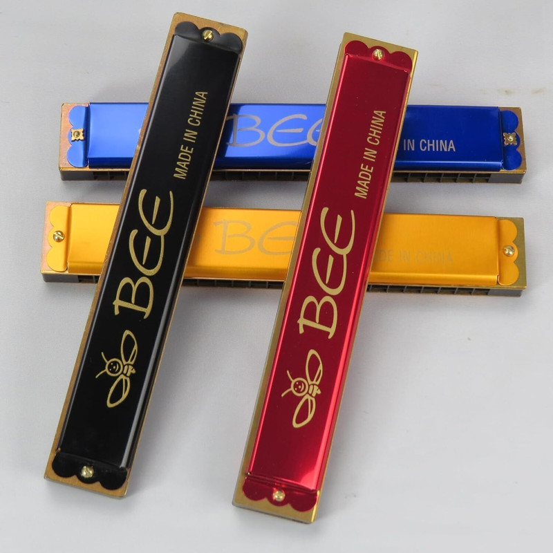 EIS BEE Harmonica Mouth Organ with 24 holes(MultiColor)