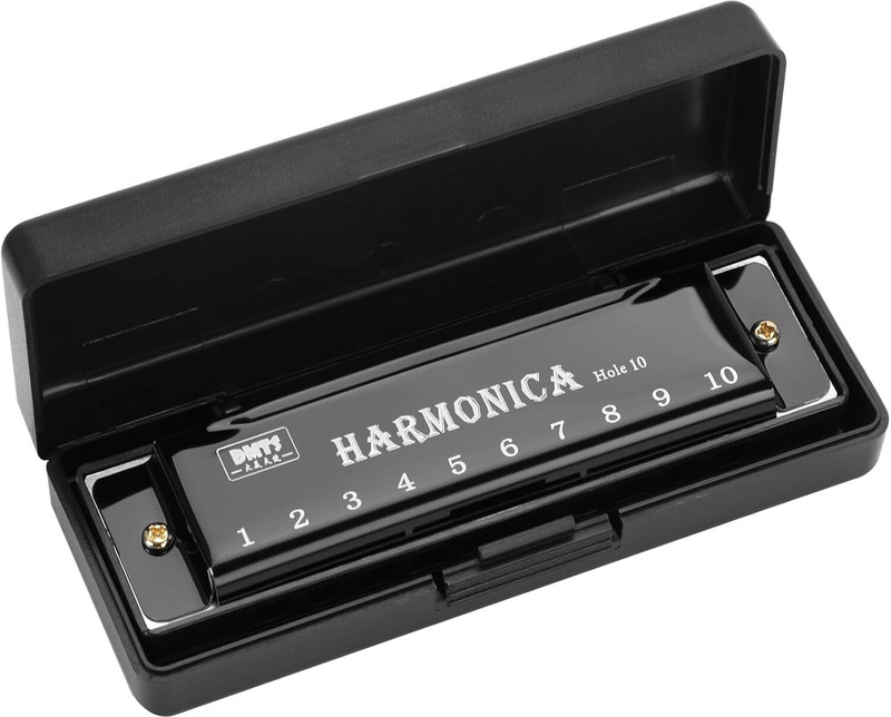 IHHER JOY INNERJOY eyer Musical Mouth Organ with Case | Clear Sound Harmonica Holder(Earthenware)
