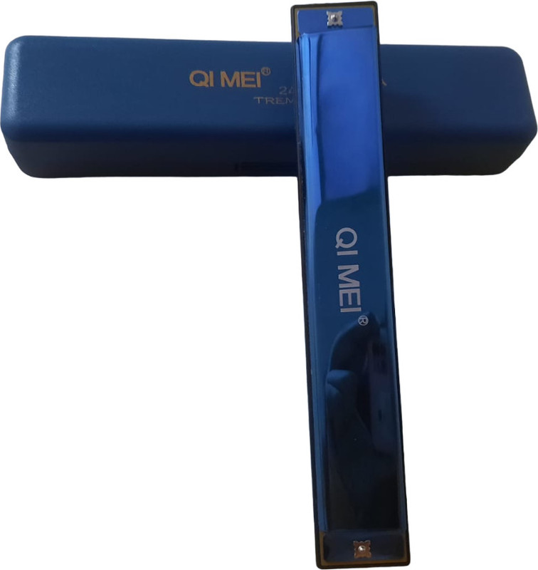JGG Jain Gift Gallery QMEI BLUE 48 HOLES HARMONICA(BLUE)