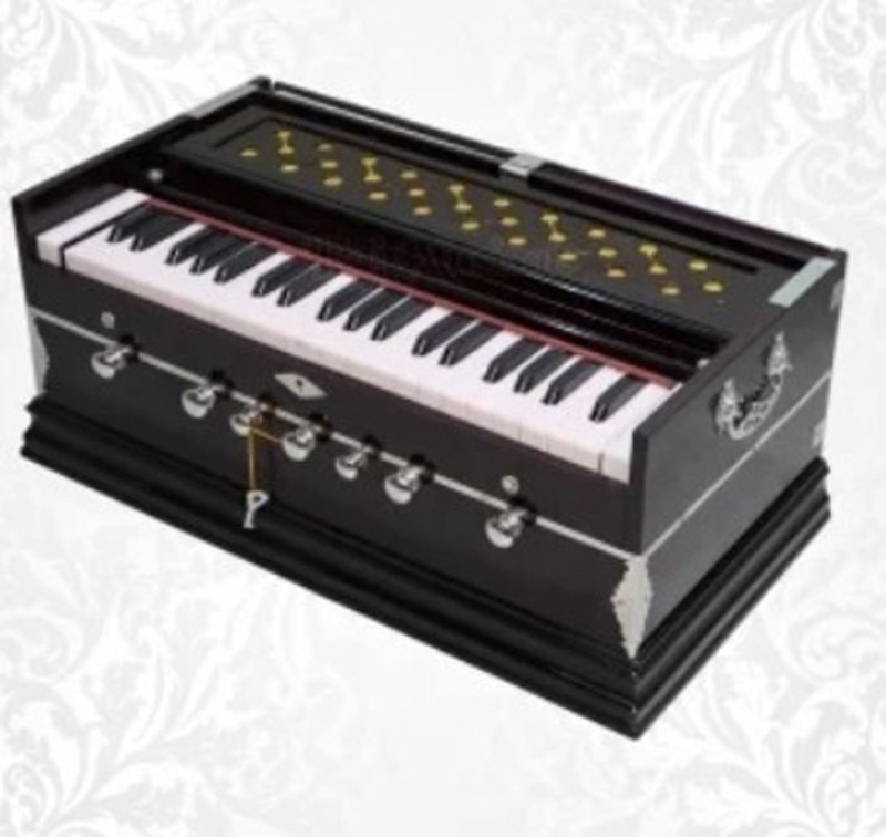 KHALSA MUSICAL (39 KEYS) Harmonium Height Long Sustain Sound Yoga Bhajan Kirtan Dj 3.2 Octave Hand Pumped Harmonium(Two Fold Bellow, Bass Reed)