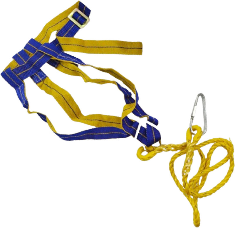 Japsin instrumentation Harness Single Lanyard with Manual Hook Safety Harness(Free Size)