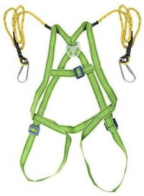 HyperTrex High Quality heavy duty Full Body ISI Marked Safety Harness Safety Harness(Free Size)