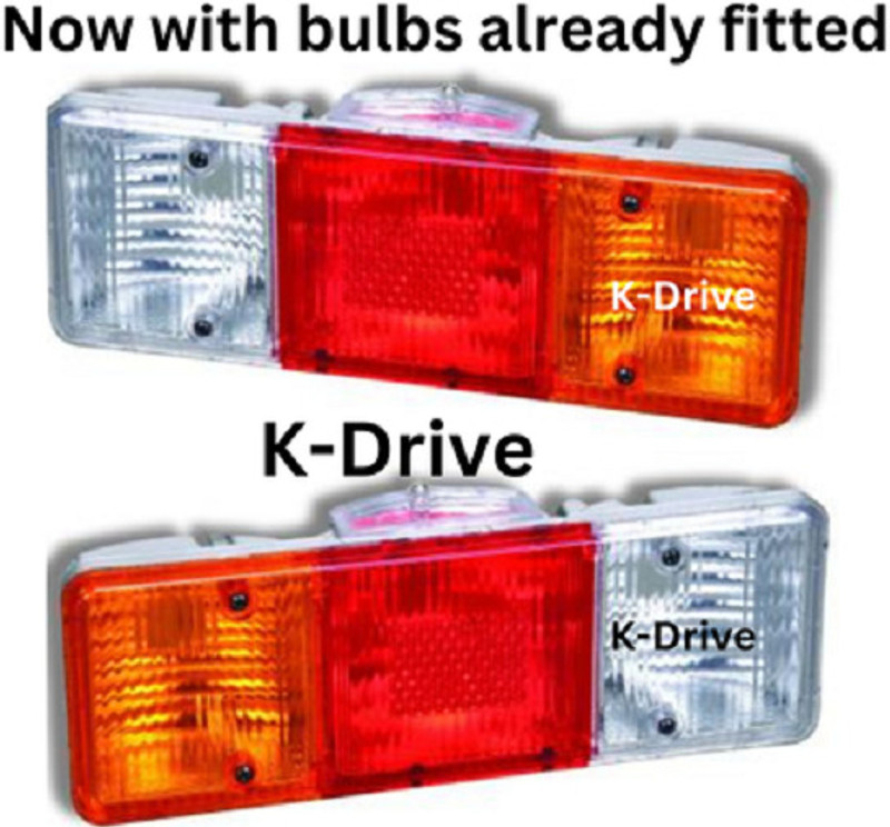 K-Drive Ashok Leyland Dost / Bada Dost Tail Light (set) in 12 Volts Truck Halogen Car Fancy Lights(Multicolor)