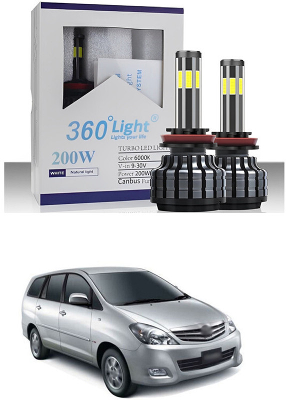 LOVMOTO LED Headlight Bulbs 6 Side Lighted H4 High Low Beam Kit White Bright sg500 Car Fancy Lights(White)