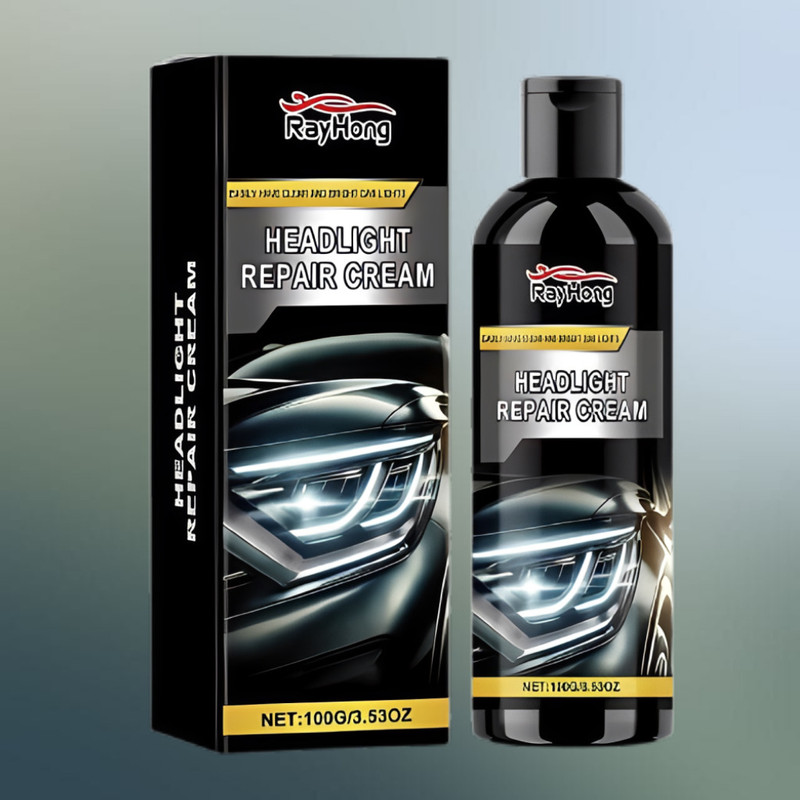 LUXORIO Crystal Clear Headlamp Repair and Polish Cream Headlight Cleaning Kit(100 ml)