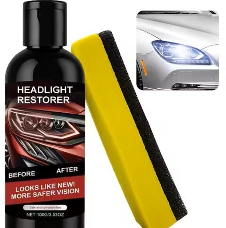 InSTRURIXDOPE headlight restoration kit headlight cleaning liquid long lasting liquid Headlight Cleaning Kit(100 ml)