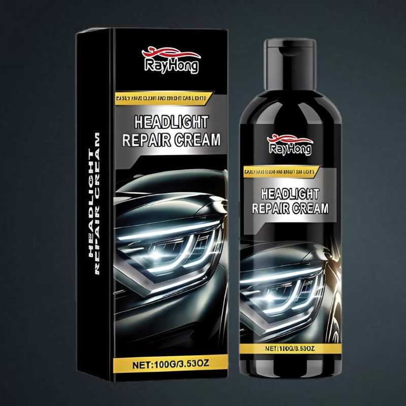 LUXORIO Long Lasting Clarity Headlight Cream Headlight Cleaning Kit(100 ml)