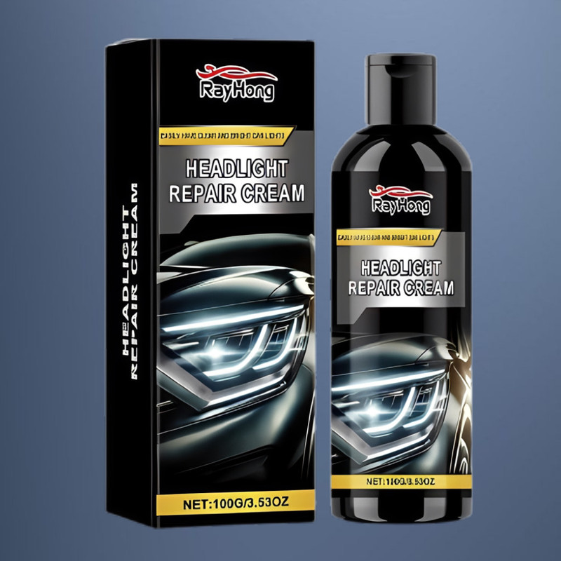VQUXS ENTERPRISE Glow Ultra Headlight Polish Cream Headlight Cleaning Kit(100 ml)