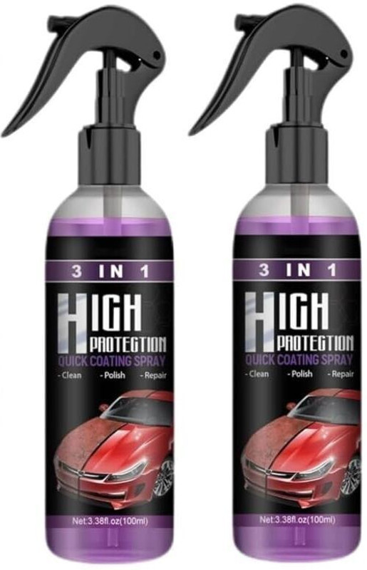 Mati Car Coating Polish for Dashboard, Quick Car Coating Spray, 2 Headlight Cleaning Kit(200 ml)