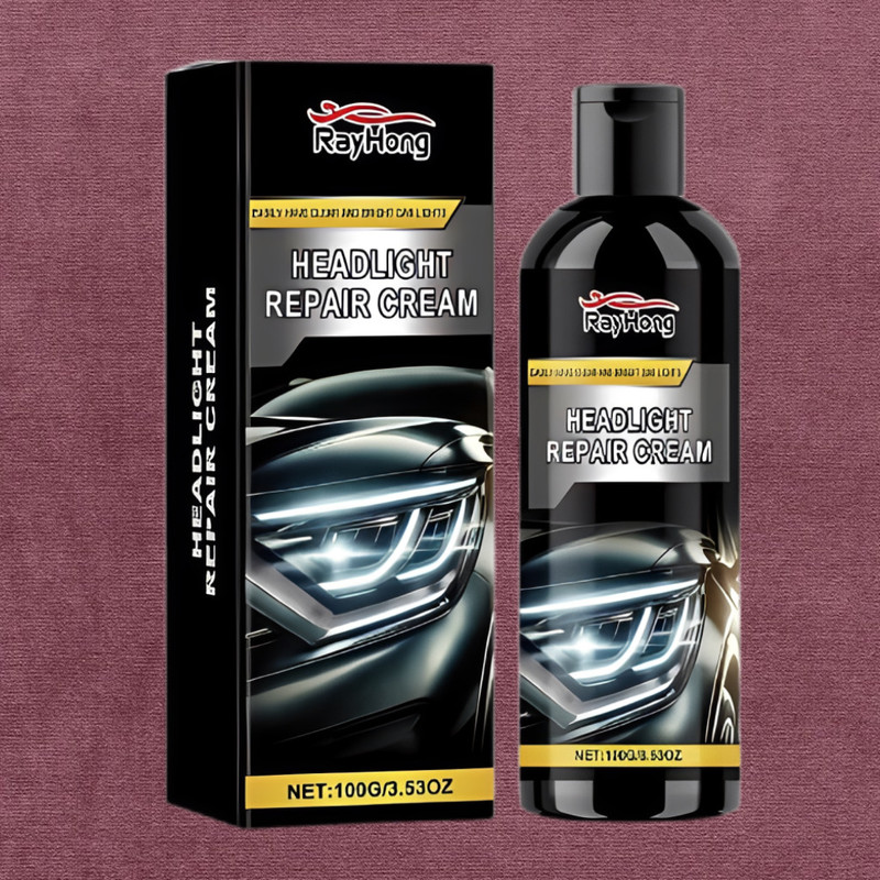 Bugnix Headlight Lens Revive and Protection Cream Headlight Cleaning Kit(100 ml)