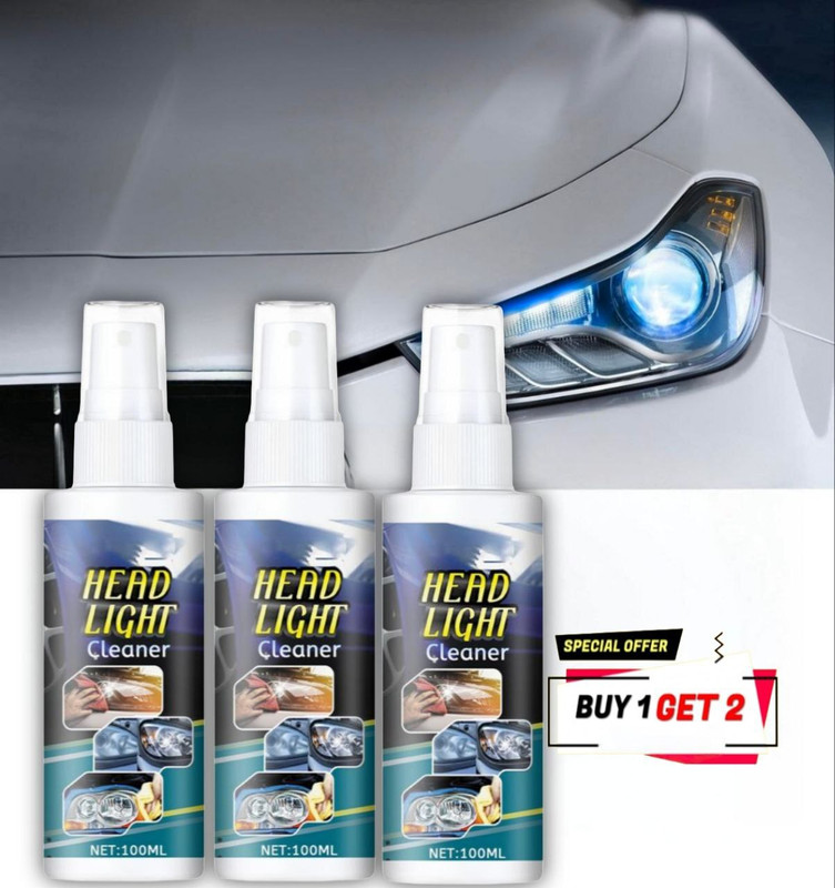 Shineshake Liquid Car Polish For Exterior, Headlight, Windscreen, Tyres (Buy 1 Get 2 Free) Headlight Cleaning Kit(300 ml)