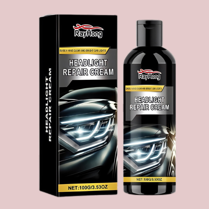 Ecomora Headlight Renewal and Gloss Polish Cream Headlight Cleaning Kit(100 ml)