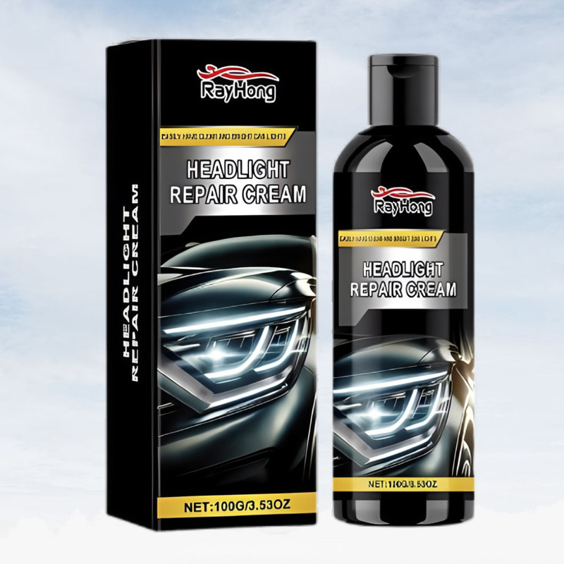 Ecomora Professional Grade Headlight Polish Cream Headlight Cleaning Kit(100 ml)
