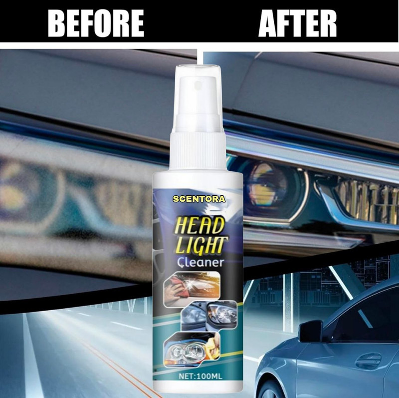 Shineshake Automobile Car & Bike Headlight Lens and Glass Restorer Cleaner Headlight Cleaning Kit(100 ml)