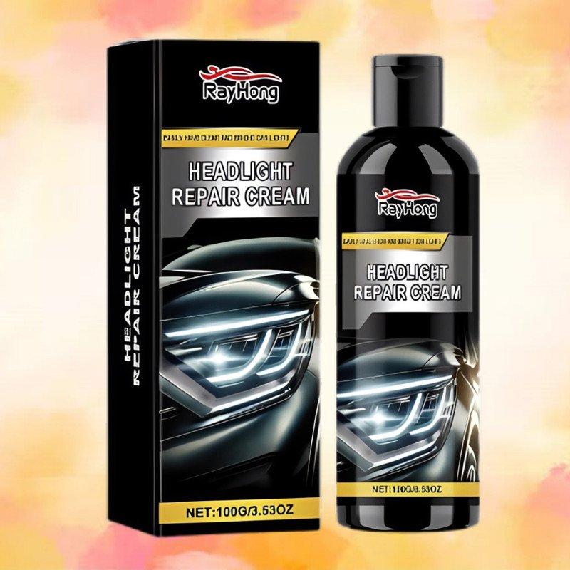 Bugnix Advanced Brightness Headlight Cream Headlight Cleaning Kit(100 ml)