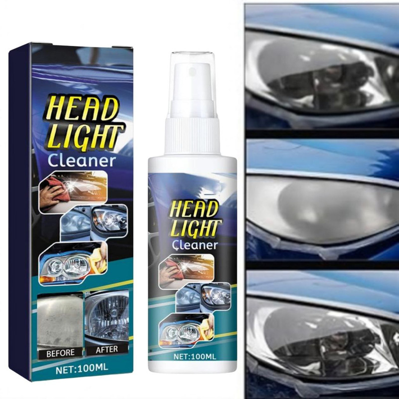 ARXTRO Headlight Cleaning Spray DIY Automobile Car & Bike Headlight Lens Headlight Cleaning Kit(100 ml)