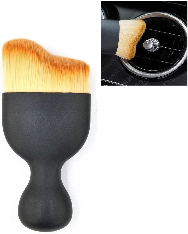 GOPINATH AUTOLINK Car Brush Interior dust Cleaning Tools, car Cleaning Brush Collector(pack of 1) Headlight Cleaning Kit(1 ml)