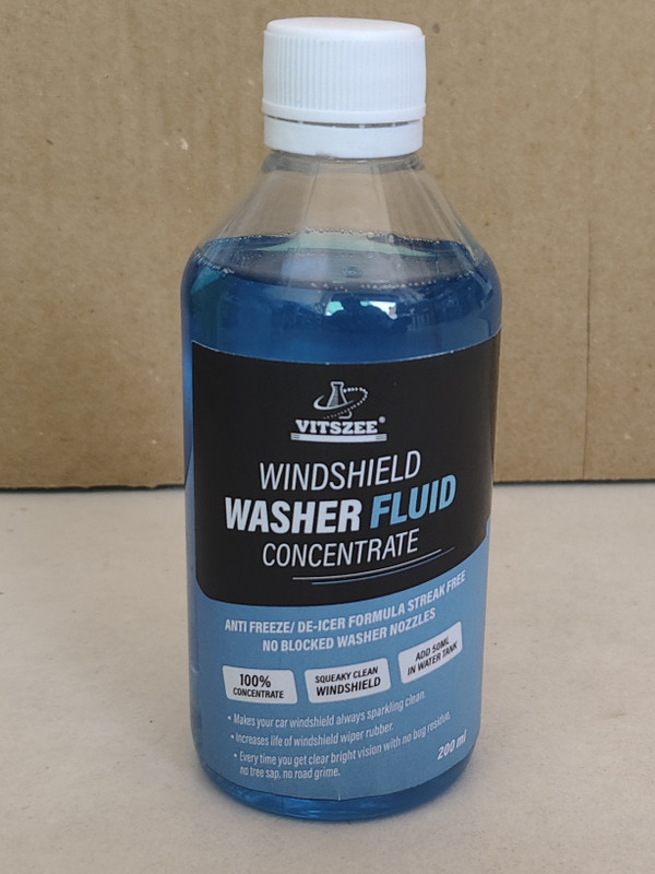VITSZEE Windshield Washer 200ml Fluid For Car | All-Season Cleaner Wiper Concentrate Headlight Cleaning Kit(200 ml)